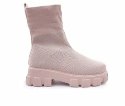 Best Sale ๐ฅ Women's Berness Gia Mid Calf Booties Beige ๐