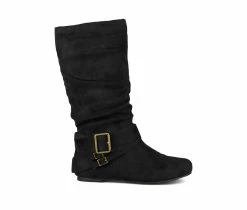 Best deal ๐ฏ Women's Journee Collection Shelly-6 Wide Calf ๐ฅพ Boots Black โ๏ธ