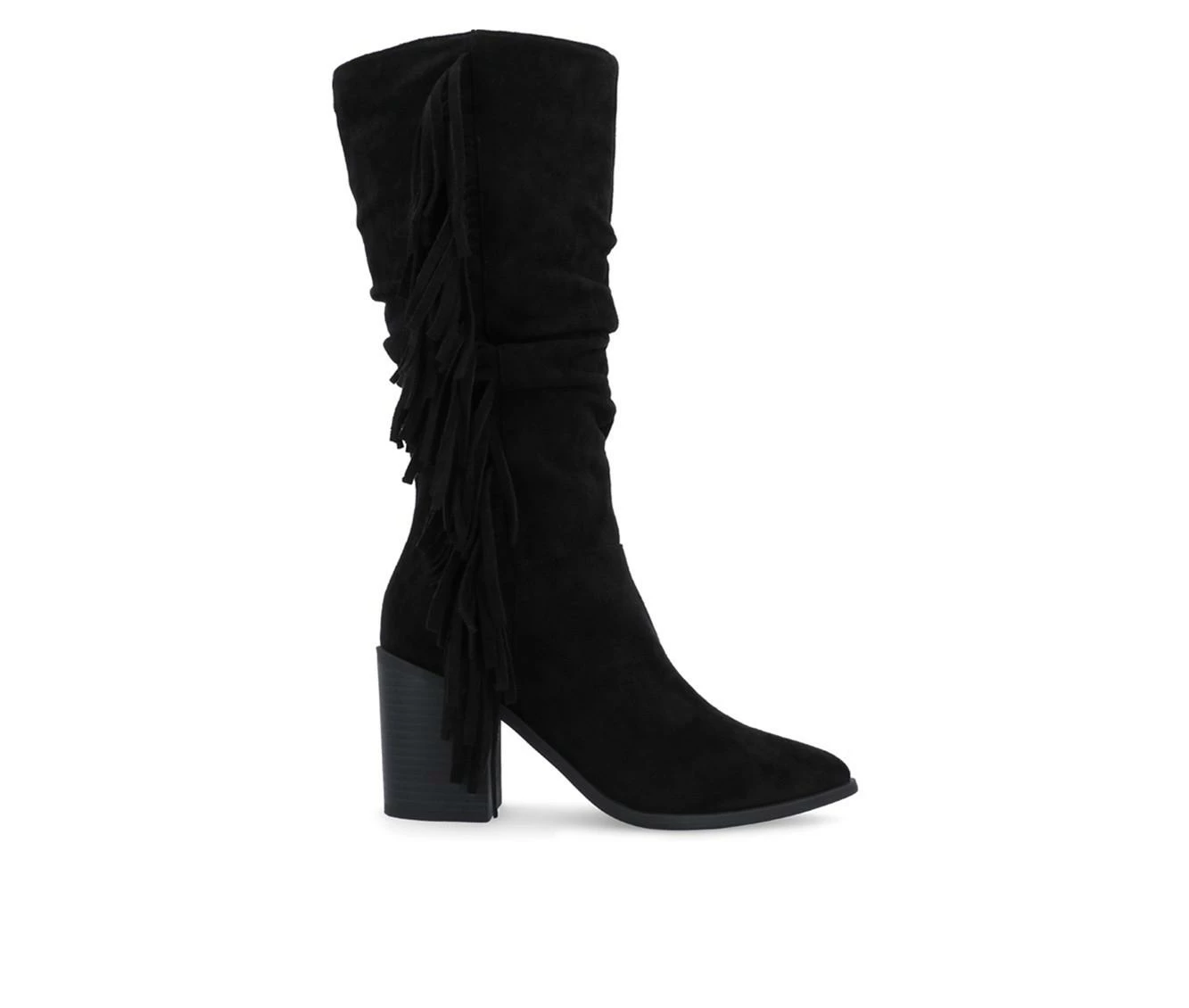 Best Sale ๐งจ Women's Journee Collection Hartly Mid Calf Western Inspired Boot Black ๐ 2 Best Sale ๐งจ Women's Journee Collection Hartly Mid Calf Western Inspired Boot Black ๐ - Image 2