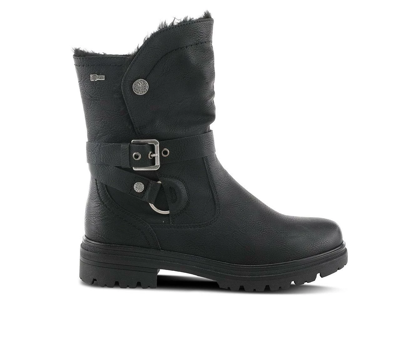 Budget ๐ Women's SPRING STEP Francala Water Resistant Booties Black ๐ 2 Budget ๐ Women's SPRING STEP Francala Water Resistant Booties Black ๐ - Image 2