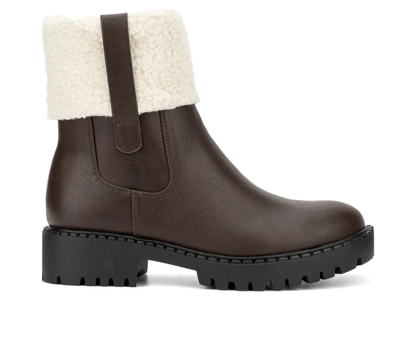 Discount 😀 Women's New York And Company Nelli Winter Booties Brown 🤩 1 Discount 😀 Women's New York And Company Nelli Winter Booties Brown 🤩