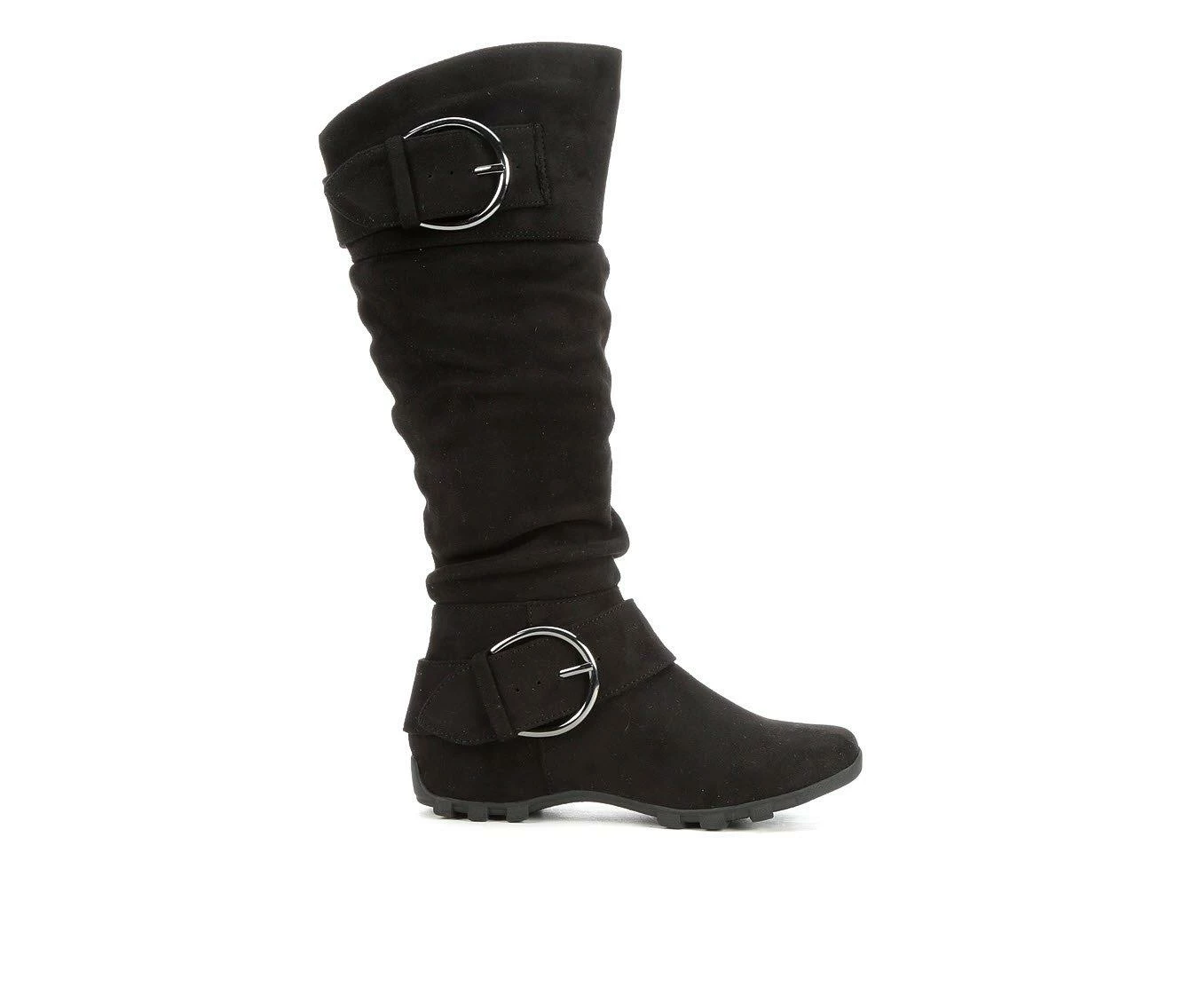 Wholesale 🧨 Women's Unr8ed Skippy Ruched Knee High 🥾 Boots Black 🔥 2 Wholesale 🧨 Women's Unr8ed Skippy Ruched Knee High 🥾 Boots Black 🔥 - Image 2