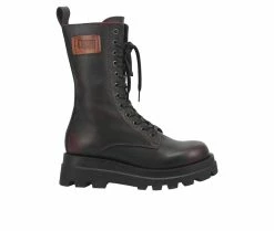 Discount โญ Women's Dingo Boot Mad Maxine Knee High ๐ฅพ Boots Wine โ๏ธ