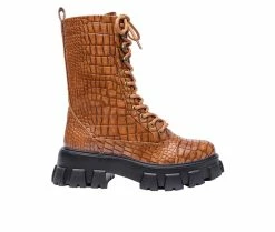 Discount ๐ Women's Jane And The ๐ Shoe Hart Lace-Up ๐ฅพ Boots Cognac ๐