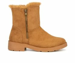 Hot Sale 😀 Women's Olivia Miller Rosemary Winter 🥾 Boots Cognac ✔️