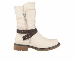 Budget 😍 Women's GC 👟 Shoes Brandy Moto 🥾 Boots Beige ⌛