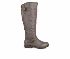 Best deal ✔️ Women's Journee Collection Spokane Wide Calf Knee High 🥾 Boots Taupe 🌟