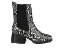 Budget 😀 Women's Journee Collection Desree Mid 🥾 Boots Snake ⌛