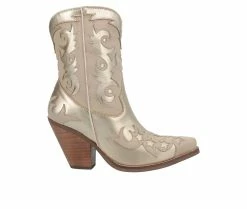 Top 10 🎁 Women's Dingo Boot Raindance Cowboy 🥾 Boots Cream/Gold 🎁