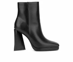 Wholesale ๐ Women's New York And Company Yolana Heeled Booties Black ๐