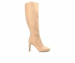 Buy 🤩 Women's Journee Collection Elisabeth Extra Wide Calf Knee High 🥾 Boots Nude ✨ -London Fog Sales 1 127