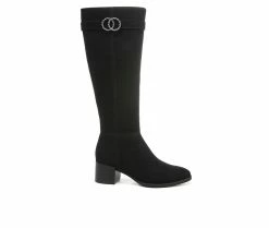 Hot Sale ✔️ Women's LifeStride Daring Knee High 🥾 Boots Black 🥰