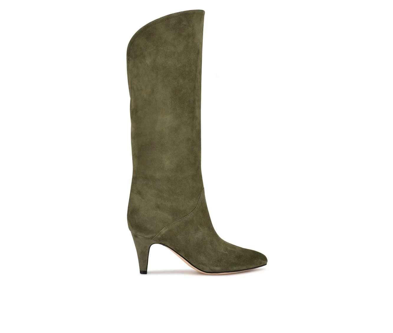 Hot Sale โค๏ธ Women's Nine West Buyah Knee High Heeled ๐ฅพ Boots Olive Suede ๐ 1 Hot Sale โค๏ธ Women's Nine West Buyah Knee High Heeled ๐ฅพ Boots Olive Suede ๐