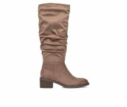 Cheapest 🔥 Women's Olivia Miller Oaklynn Knee High 🥾 Boots Natural 😀 -London Fog Sales 1 153