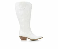 Best deal ๐ฏ Women's Soda Cowboy Western ๐ฅพ Boots White ๐