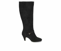 Hot Sale 🎁 Women's Bella Vita Sasha Knee High 🥾 Boots Black Suede W ✔️ -London Fog Sales 1 165