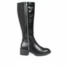 Deals 😀 Women's Journee Collection Morgaan Knee High 🥾 Boots Black 🥰