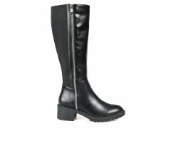 Deals 😀 Women's Journee Collection Morgaan Knee High 🥾 Boots Black 🥰