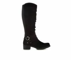 Best Pirce 🔔 Women's Unr8ed Danielle Knee High 🥾 Boots Black 🌟
