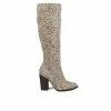 Best Sale 😉 Women's Journee Collection Kyllie Wide Calf Knee High 🥾 Boots Animal 🧨