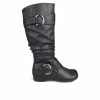 Cheap ⌛ Women's Journee Collection Paris Wide Calf Knee High 🥾 Boots Black 🛒