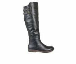 Best Pirce 🌟 Women's Journee Collection Tori Knee High 🥾 Boots Black 🔔