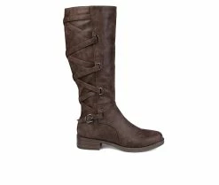 Best reviews of 👏 Women's Journee Collection Carly Wide Calf Knee High 🥾 Boots Brown ⭐