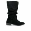 Hot Sale 🌟 Women's Chelsea Crew Black Label Kasper Knee High 🥾 Boots Black 😉
