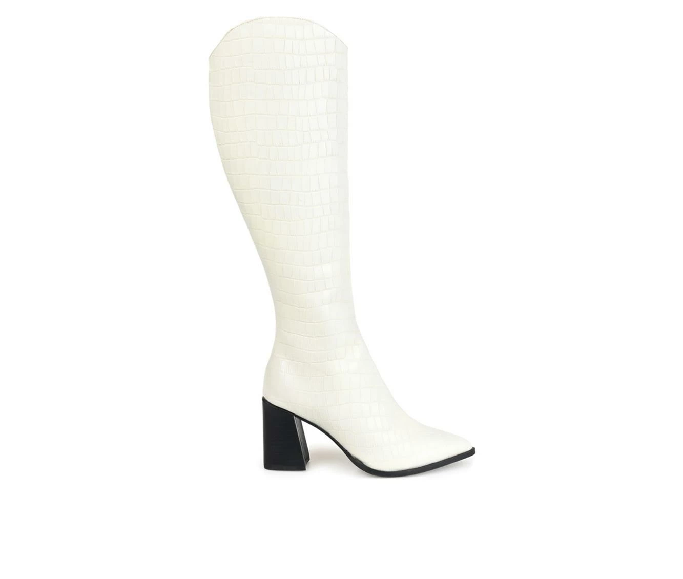 Promo ๐ Women's Journee Signature Laila Heeled Knee High ๐ฅพ Boots Off White โญ 1 Promo ๐ Women's Journee Signature Laila Heeled Knee High ๐ฅพ Boots Off White โญ