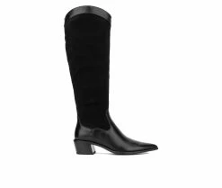 Cheapest 😉 Women's Torgeis Venezia Knee High 🥾 Boots Black ❤️