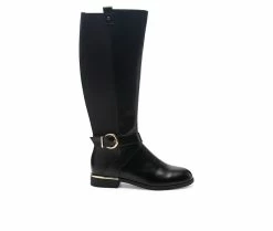 Promo 👍 Women's London Rag Snowd Knee High 🥾 Boots Black 🥰