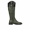 Deals 💯 Women's Torgeis Desiree Knee High 🥾 Boots Green 🔥