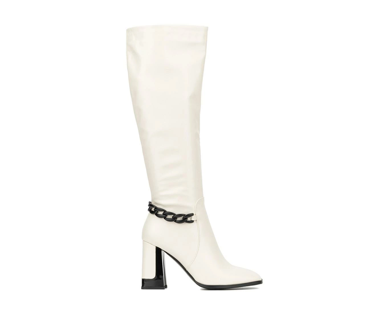 Best deal 🛒 Women's Torgeis Lauren Knee High Heeled 🥾 Boots Off White 🥰 2 Best deal 🛒 Women's Torgeis Lauren Knee High Heeled 🥾 Boots Off White 🥰 - Image 2