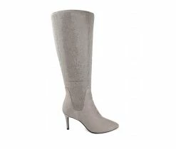 Best deal ✨ Women's Jones NY Martin Heeled Knee High 🥾 Boots Grey ⭐