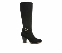 Buy ๐ Women's Dr. Scholls Knockout Knee-High Heeled Booties Black ๐ 7 Buy ๐ Women's Dr. Scholls Knockout Knee-High Heeled Booties Black ๐ -London Fog Sales 1 369