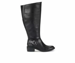 Best Sale ๐ Women's Baretraps Sasson Wide Calf Tall Shaft Riding ๐ฅพ Boots Black ๐