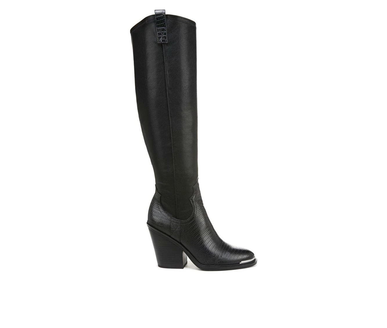 Deals 🥰 Women's Franco Sarto Glenice 2 Wide Calf Knee High Heeled Western 🥾 Boots Black ⌛ 2 Deals 🥰 Women's Franco Sarto Glenice 2 Wide Calf Knee High Heeled Western 🥾 Boots Black ⌛ - Image 2