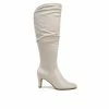 Outlet 👍 Women's LifeStride Glory Knee High 🥾 Boots Almond Milk ⌛