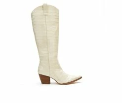 Top 10 🧨 Women's Coconuts By Matisse Jax Western 🥾 Boots Ivory Croc 😍