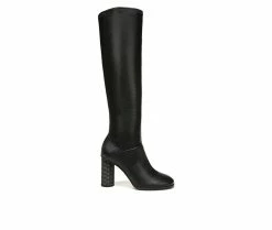 Buy ๐ Women's Franco Sarto Cindy Tall Wide Calf Knee High Heeled ๐ฅพ Boots Black ๐
