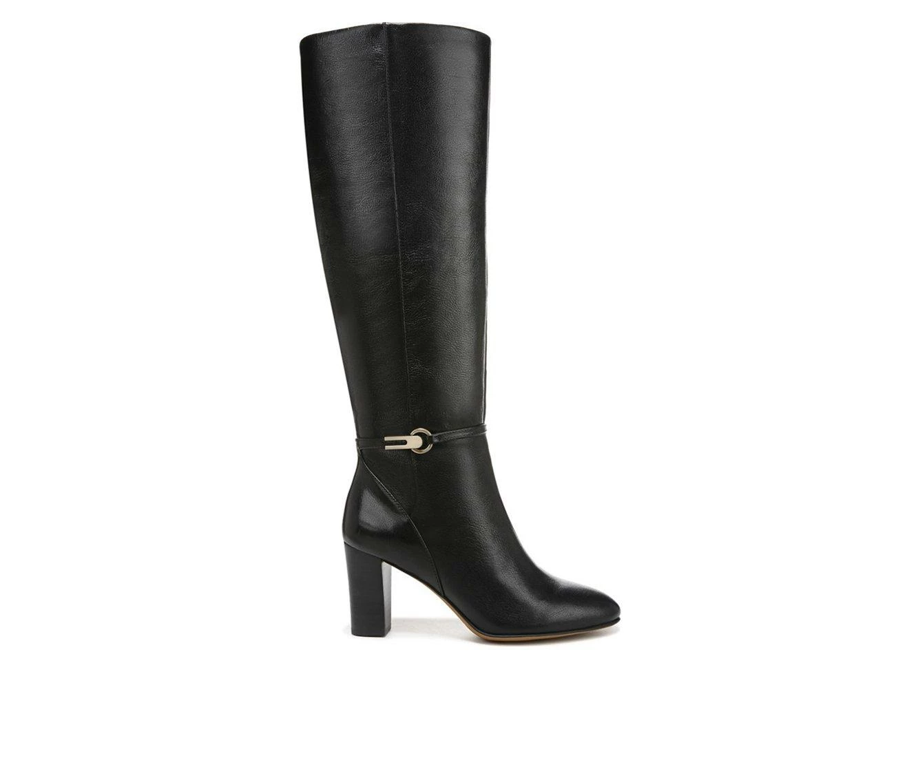 Best deal 🥰 Women's Franco Sarto Palermo Knee High Heeled 🥾 Boots Black 🤩 2 Best deal 🥰 Women's Franco Sarto Palermo Knee High Heeled 🥾 Boots Black 🤩 - Image 2