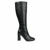 Hot Sale ✨ Women's Journee Collection Karima Extra Wide Calf Knee High 🥾 Boots Black 🌟