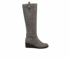 Coupon 🧨 Women's LifeStride Zeppelin Knee High 🥾 Boots Ash Grey ✔️