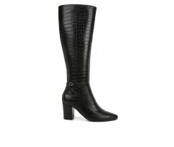 Top 10 โจ Women's LifeStride Stratford Knee High ๐ฅพ Boots Black Croco ๐