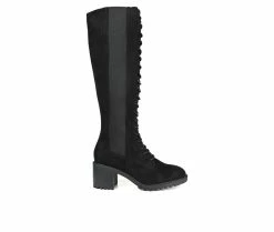 Wholesale 🔔 Women's Journee Collection Jenicca Extra Wide Calf Knee High 🥾 Boots Black 🛒