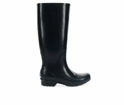 Best Sale 😀 Women's Chooka Polished Tall Boot Rain 🥾 Boots Black 😉