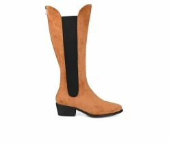 Cheapest 🤩 Women's Journee Collection Celesst Knee High 🥾 Boots Cognac ❤️