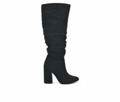 Best Sale โ Women's Seven Dials Adelyn Knee High ๐ฅพ Boots Black/Suedette ๐