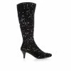 Outlet 😉 Women's Impo Namora Sequin Knee High 🥾 Boots Black 🥰