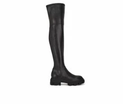 Discount ⭐ Women's Nine West Cellie Knee High 🥾 Boots Black 🌟
